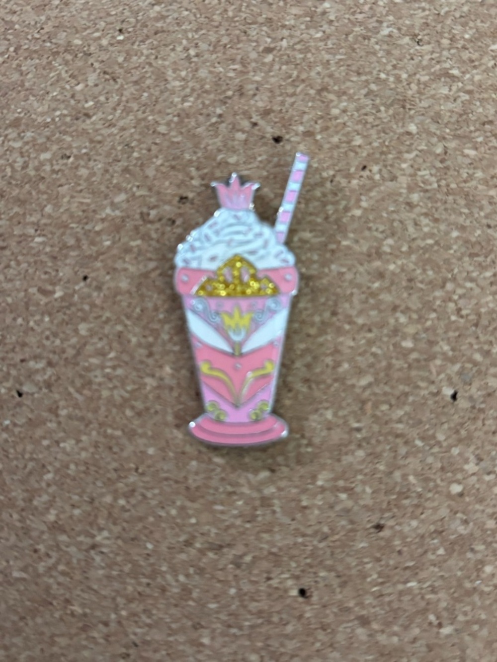Disney Princess Aurora Sleeping Beauty Milkshake Trading Pin